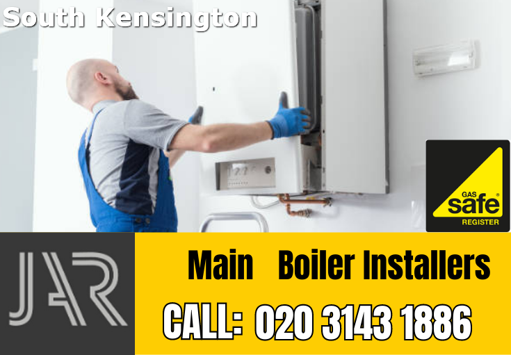 Main boiler installation South Kensington